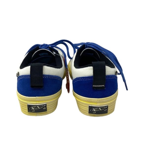 VANS Old Skool Split VR3 Low Top Shoes Suede Blue White For Women VN0A5FBGFUH - Picture 6 of 9